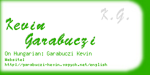 kevin garabuczi business card